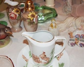 Kewpie Dish and Pitcher, Boehm Bird, Naughty Nellie and more