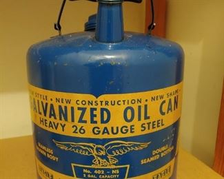 Galvanized Oil Can