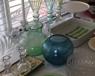 McCoy Pottery, glassware and Brad’s items