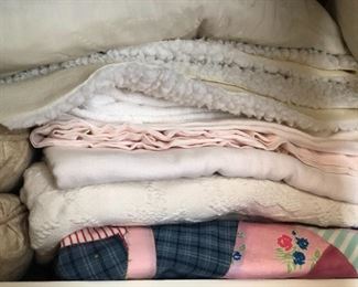 Lots of well kept linens