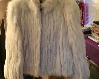 White Fox Fur Jacket