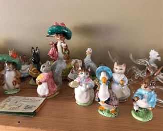 Beatrix Potter Peter Rabbit Figurines