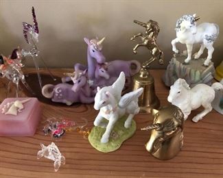 Unicorn figurines and collectibles 