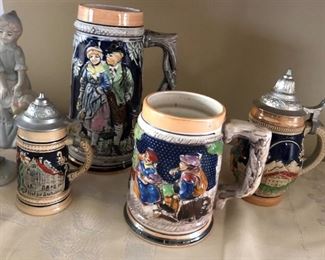 German Beer Steins 