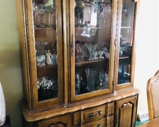 Vintage China Cabinet (70s), glass doors