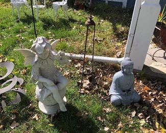 Garden Decor, Buddha and Fairy