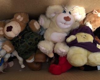 Vintage plush, furskins 