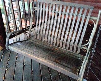 bentwood porch swing
