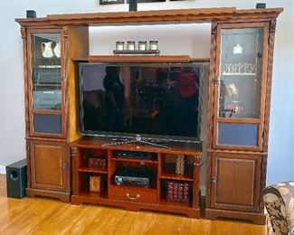 Expandable TV wall unit - Center cabinet will be sold separately (TV not for sale) 