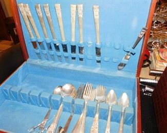 silver plate flatware