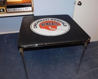 vintage Bengal folding card table