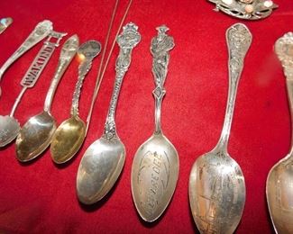 vintage and antique silver spoons