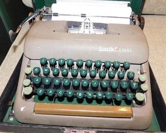 vintage Smith Corona portable typewriter