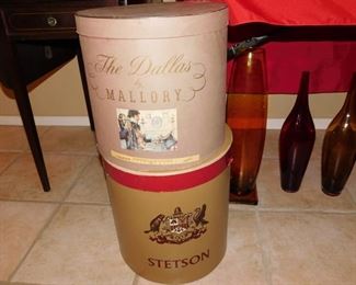 vintage hat boxes
