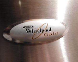 Whirlpool stainless steel refrigerator with French doors