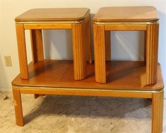 Wood living room tables
