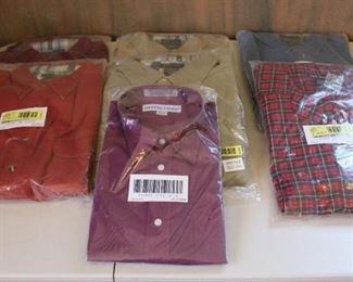 Men's shirts and flannel pajamas
