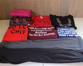 Women's skirts and tops, Men's T-Shirts
