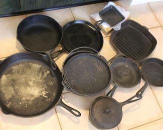 Cast Iron Skillets and More
