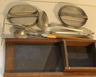 Vintage Tools Mandoline, Camping Dishes and More
