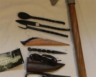 Medieval Utensils, Axe and more
