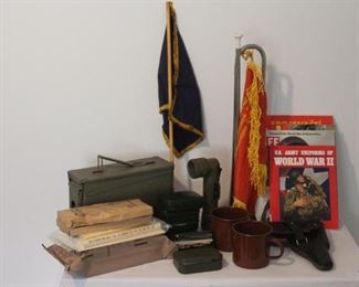 Vintage British Rifle Cleaning Kits, & Other Military
