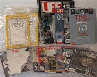 National Geographic Magazines & Life & Time Magazines

