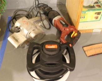 Electric Reciprocating Saw, Belt Sander and More
