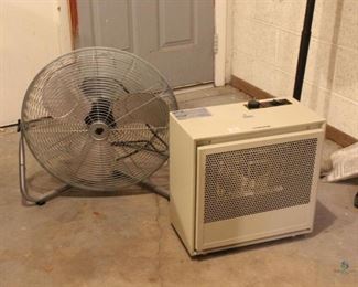 Space Heater and Fan

