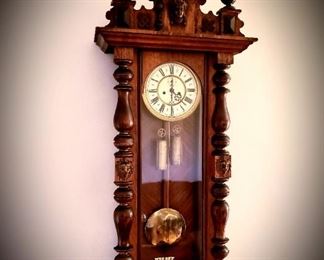 Victorian wall clock