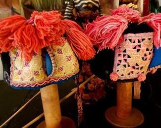 old baby hats from Northern Thailand