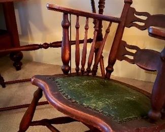 Antique rocker and Butler's Table
