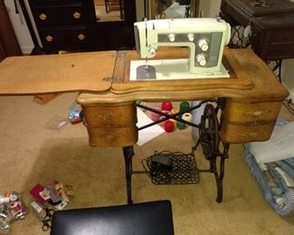 Two old sewing machines!!