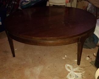 I dug this out of the basement!!  MCM cocktail table!
