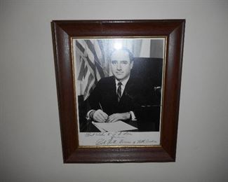 NC Governor Bob Scott signed Photo
