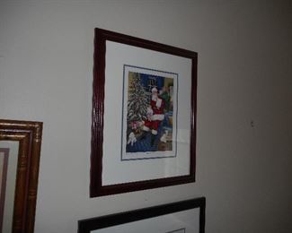 William Mangum Santa Print