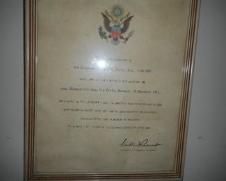 WWII KIA Letter