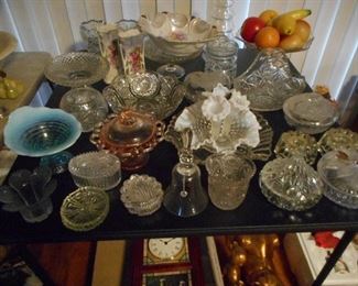 Glassware, Epergne, etc