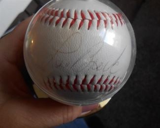 Lou Brock signed Baseball