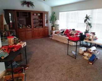 Main floor living room/checkout desk