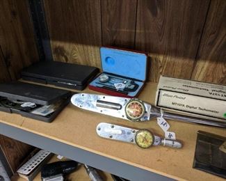 Telescoping guages,Vintage Torque Meters, Mitutoyo Micrometers,