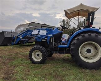 New HollandTC35 Tractor with implements