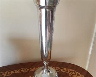 Tall Sterling Vase