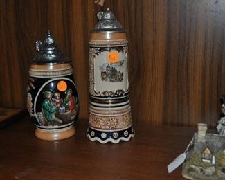 German steins. Tall one is musical.