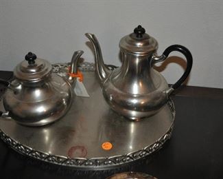 perter coffer and tea set