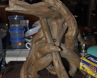 Drift wood lamp (wood?)