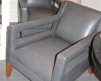 Pair of Gray Occasional Chairs