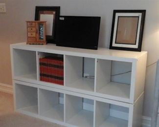 two Ikea four cube units