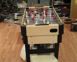 foosball table and other games