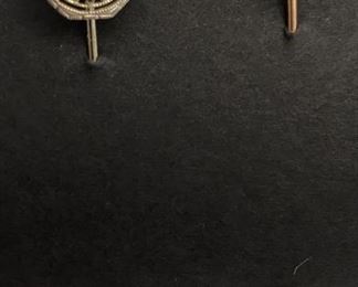 Antique gold stick pins